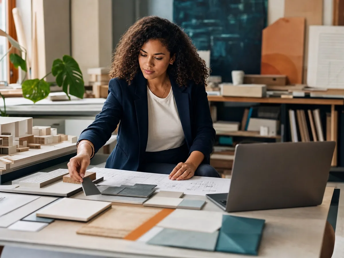 An independent professional working on a client assignment